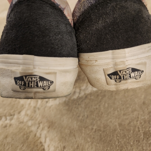 VANS Old Skool Trainers Moody Floral Lace Up Shoes Gray Suede Womens 5.5 Men's 4 - Picture 6 of 7